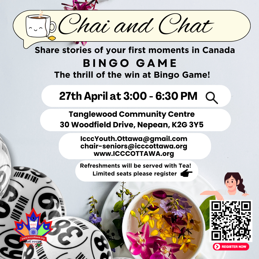 ICCC Gen-Con - Chai and Chat @ Tanglewood Community Centre | Ottawa | Ontario | Canada