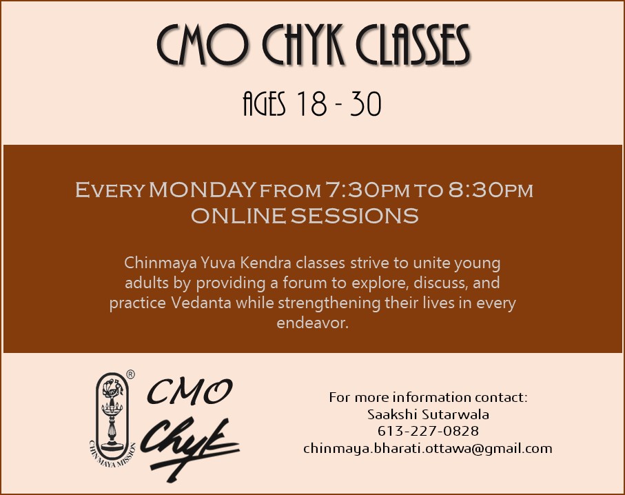 Chinmaya Bharati - Cmo Chyk Classes (Online)